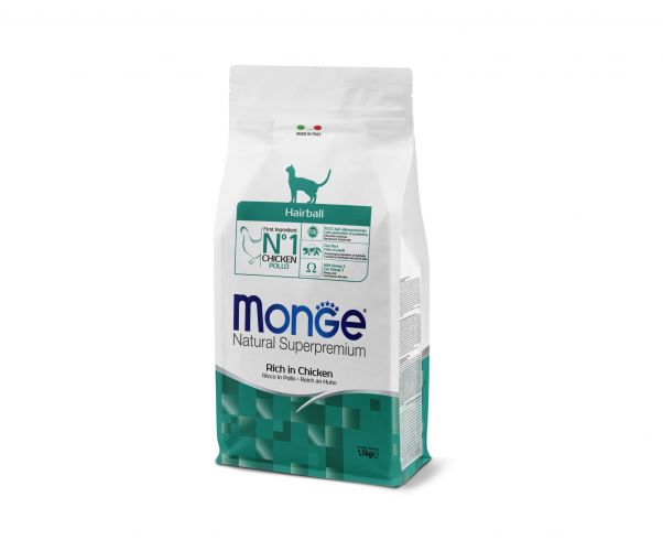 Monge Cat Hairball - κοτόπουλο  1.5 kg