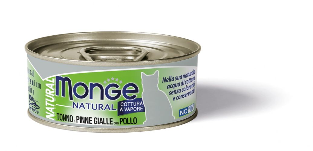Monge Natural Cat konzerv Tonhal csirkével 80g  80 g