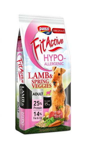 FitActive Originals hipoallergén bárány és zöldség  15 kg