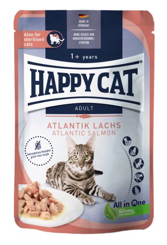 Happy Cat φακελάκι σάλτσας culinary σολομού για γάτες  85 g