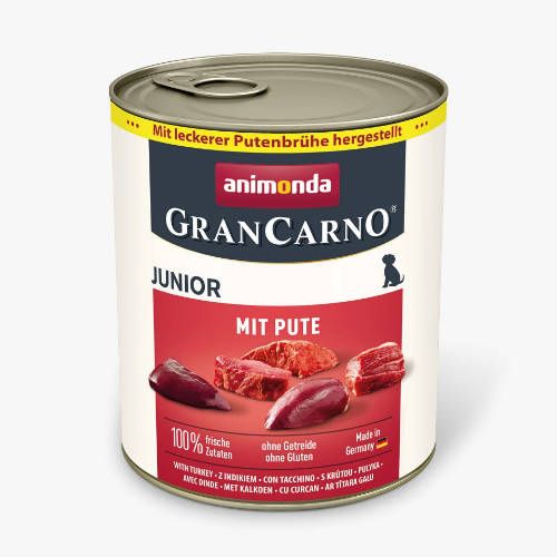 Animonda GranCarno Junior mit Pute konzerv, pulyka  800 g