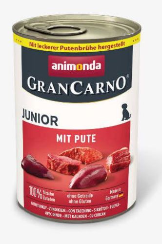 Animonda GranCarno Junior mit Pute konzerv, pulyka  400 g