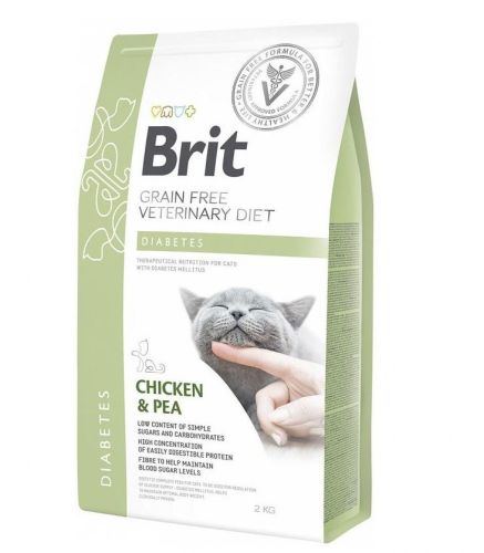 Brit Veterinary Diet διαιτητική τροφή για διαβητικές γάτες  2 kg