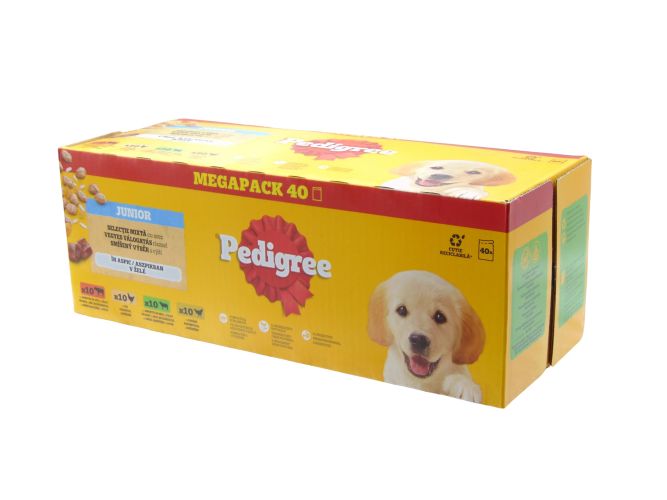 Pedigree alutasakos eledel - Junior vegyes válogatás rizzsel 40 x  100 g