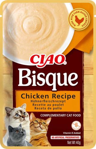 Inaba Cat Ciao Bisque - κοτόπουλο  40 g