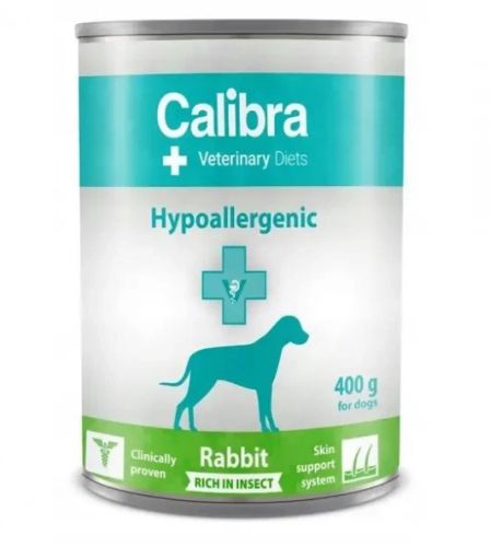 Calibra Veterinary Diets Dog Hypoallergenic - Rabbit & Insect  400 g
