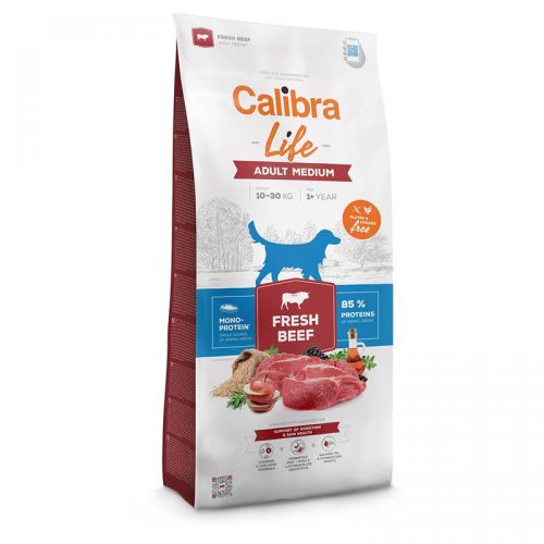 Calibra Life Adult Medium Breed Fresh Beef száraz kutyatáp  12 kg