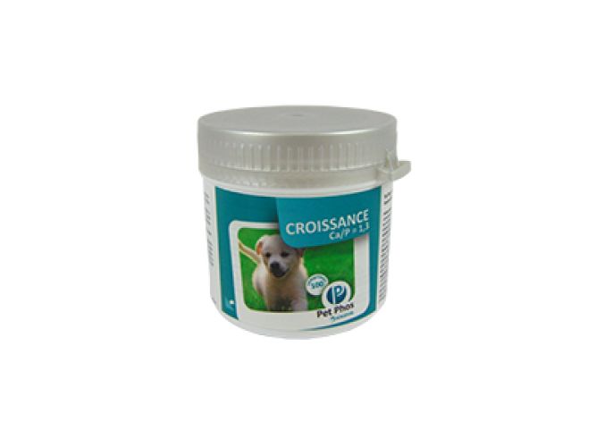 Pet Phos® Growth Ca/P=1,3 σκύλου με γεύση  100 db