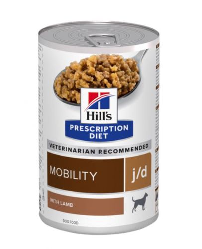 Hill's Prescription Diet j/d Joint Care τροφή σκύλου, αρνί - κονσέρβα  370 g