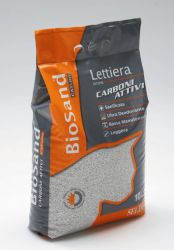 BioSand άμμος γάτας με ενεργό άνθρακα  10 l