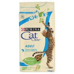 Cat Chow Adult με Σολομό  1.5 kg