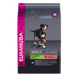 Eukanuba Ενήλικο Μικρής & Μεσαίας Φυλής Σολομός & Κριθάρι  12 kg