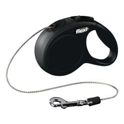 Flexi Classic XS συρματόσχοινο λουρί διαφόρων χρωμάτων, 3 μ  Fekete - 3  m