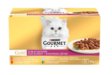 Gourmet Gold Διπλή Απόλαυση πολυσυσκευασία 4 x  85 g