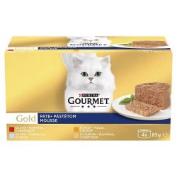 Gourmet Gold πατέ υγρή τροφή 4 x  85 g