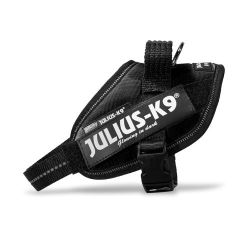 Julius-K9 IDC power λουρί, μαύρο mini-mini   1 db