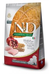 N&D Ancestral Grain Σκυλοτροφή Κουτάβι Μεσαίο & Μεγάλο Κοτόπουλο & Ρόδι  2.5 kg