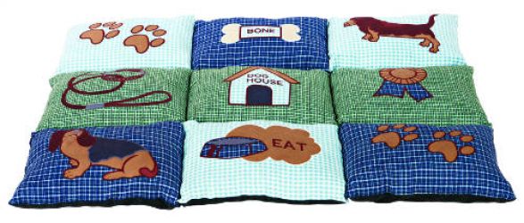 Trixie κρεβάτι Patchwork 80 x 55 cm   1 db
