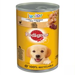 Pedigree Junior κονσέρβα με κοτόπουλο  400 g