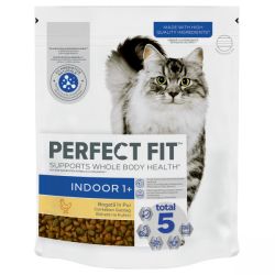 Perfect Fit Indoor 1+ τροφή γάτας με κοτόπουλο  750 g