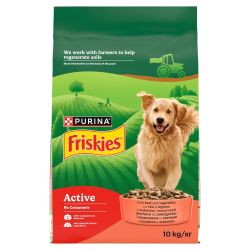 Friskies ξηρά τροφή σκύλου - Ισορροπία κοτόπουλο και βοδινό με λαχανικά  10 kg