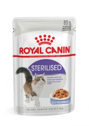 Royal Canin Sterilised Jelly - υγρή τροφή γάτας σε ζελέ  85 g