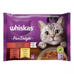 Whiskas 1+ Casserole κλασική επιλογή 4 x  85 g