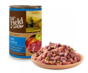 Sam's Field True Meat Αρνί & Μήλο κονσέρβα  400 g