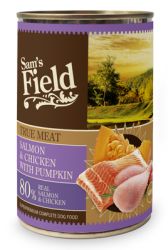 Sam's Field True Meat Σολομός & Κοτόπουλο με Κολοκύθα  400 g