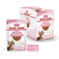Royal Canin Kitten Sterilised - υγρή τροφή για στειρωμένα γατάκια 12 x  85 g