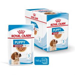 Royal Canin Medium Puppy φακελάκια 10 x  140 g