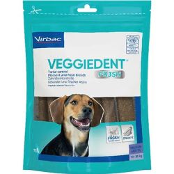Virbac Veggiedent Fr3sh λωρίδα μάσησης m-es   1 csomag
