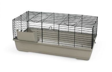 Baldo κλουβί για κουνέλια  Fekete- Drapp - 100x53x46 cm