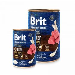 Brit Premium by Nature Ενήλικο με βοδινό και πατσά  800 g