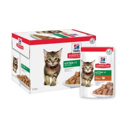 Hill's Science Plan Υγρή Τροφή Γατακίου, γαλοπούλα 12 x  85 g
