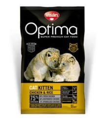 Visán Optimanova Cat Kitten Κοτόπουλο & Ρύζι  8 kg
