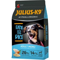 Julius-K9 Υποαλλεργική Τροφή Ενηλίκων - Ψάρι & Ρύζι  12 kg