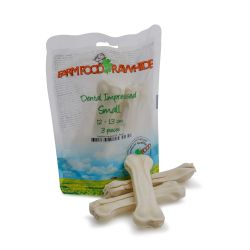 Farm Food Rawhide Dental Impressed Φακελάκι  12-13 cm - 3  db