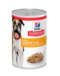 Hill's Science Plan Adult Light Original τροφή σκύλου - κονσέρβα  370 g