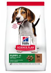 Hill's Science Plan Puppy Medium ξηρή τροφή σκύλου, αρνί και ρύζι  18 kg