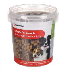 Flamingo Σνακ Κοτόπουλο - κόκκαλα με αρνί και ρύζι  500 g