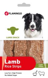 Flamingo Lamb Snack - λωρίδες αρνιού και ρυζιού  85 g