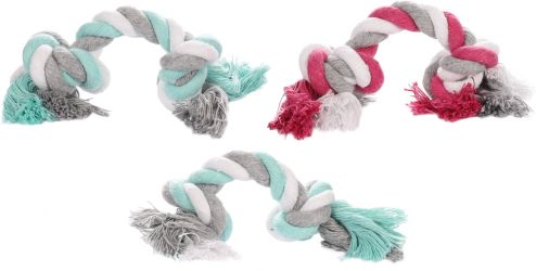 Flamingo Jim Σχοινί Παιχνιδιού - Μίνι Μίγμα Μασητικό Σχοινί 3 x  17 cm