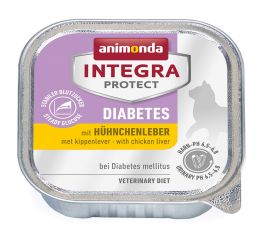 Animonda Cat Integra Protect Διαβήτης σε δισκάκι, συκώτι κοτόπουλου  100 g