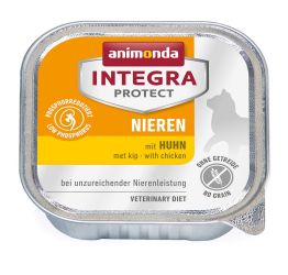 Animonda Cat Integra Protect Nieren σε δισκάκι, κοτόπουλο  100 g