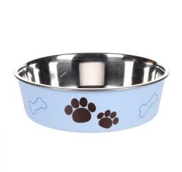 Flamingo Bella Kena μεταλλικό μπολ σκύλου - μπλε  800 ml