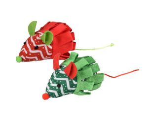 Flamingo Χριστουγεννιάτικο Παιχνίδι Γάτας - Ποντίκι  1 db