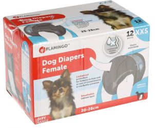 Flamingo πάνα - σορτς για σκύλους xxs-es   12 db