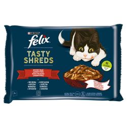 Felix Tasty Shreds οικιακή επιλογή σε σάλτσα 4 x  80 g