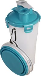 Flamingo 2σε1 φορητό δοχείο φαγητού + νερού  1 db